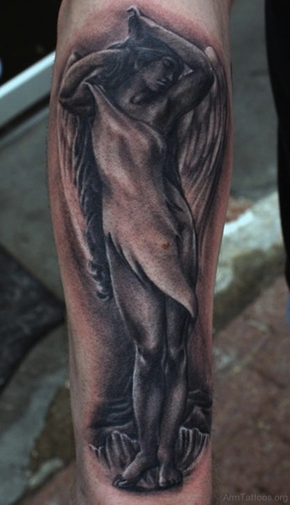 3D Angel Tattoo