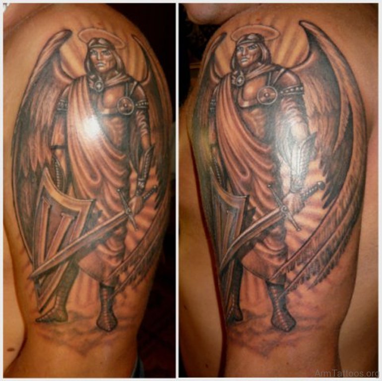 3D Angel Tattoo