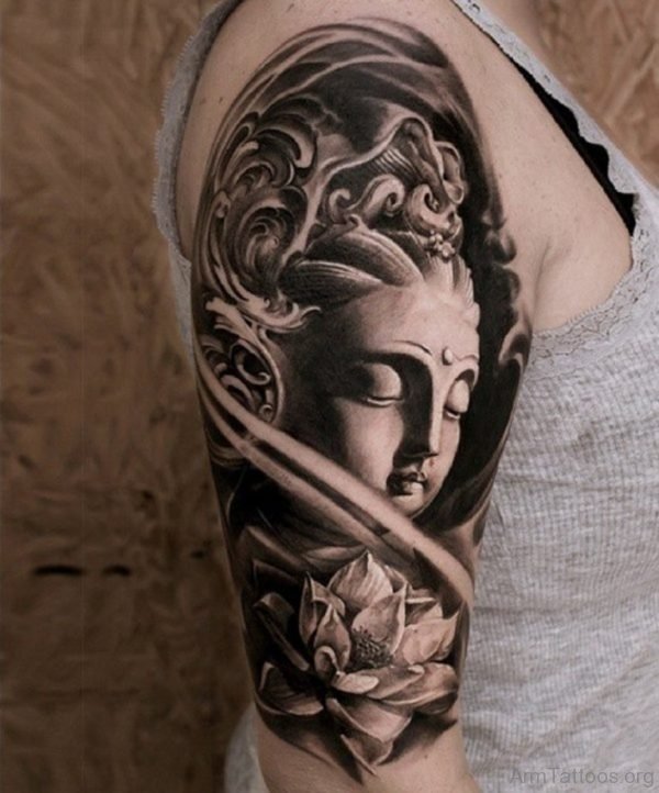 3D Buddha Tattoo