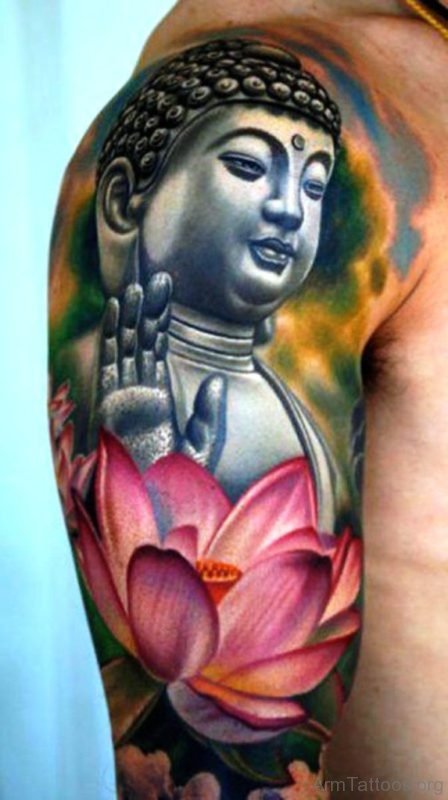 3D Buddha Tattoo