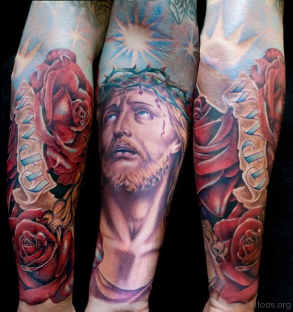 3D Jesus Tattoo