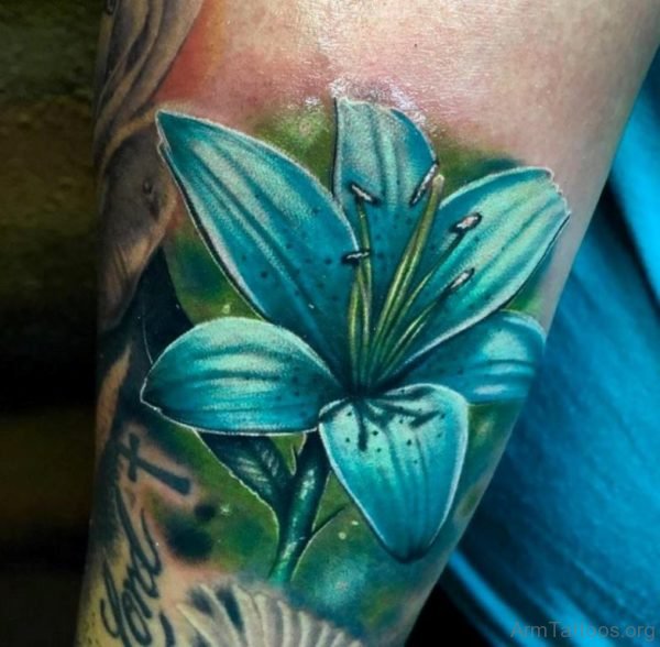 3D Lily Tattoo