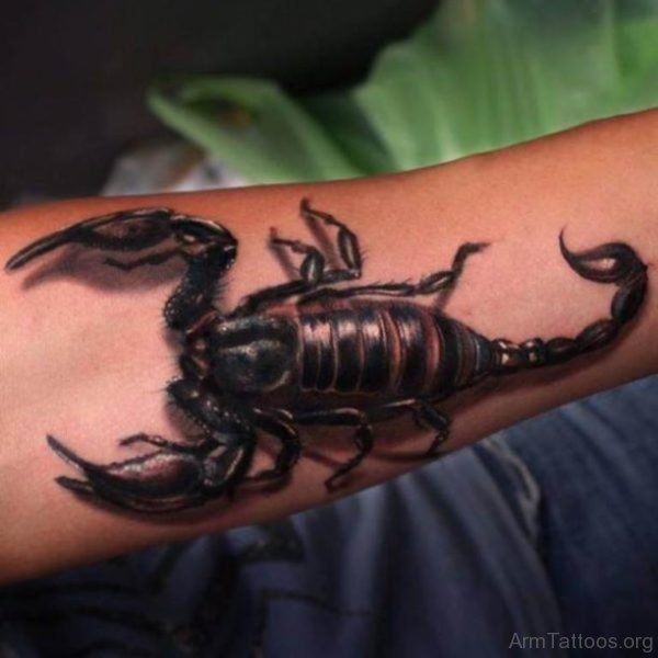 3D Scorpion Tattoo 