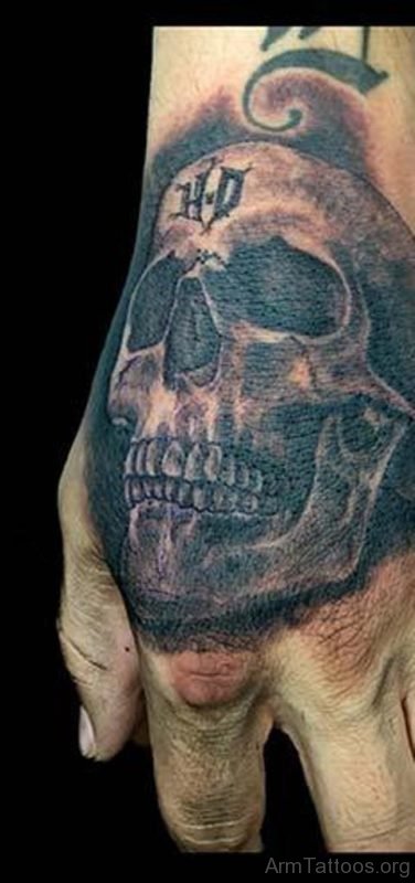 3D Skull Tattoo