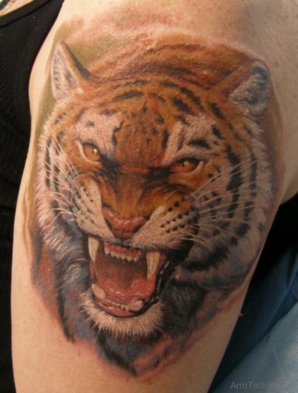 3D Tiger Tattoo
