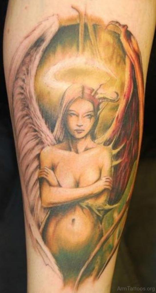 Adorable Angel Tattoo