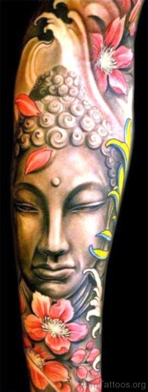 Adorable Buddha Tattoo Design 