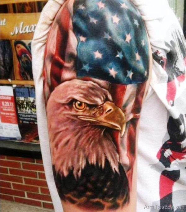 Amazing American Eagle Tattoo 