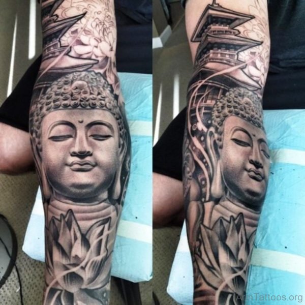 Amazing Buddha Tattoo 