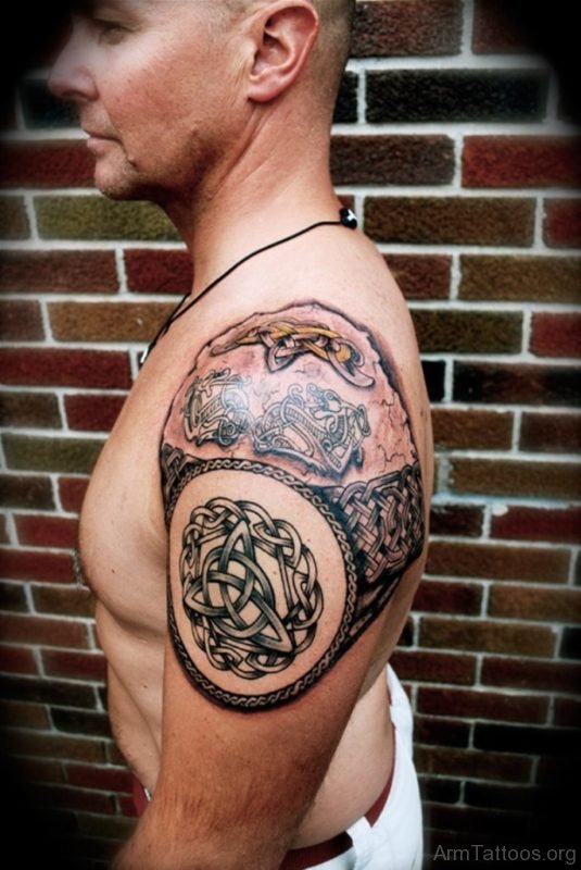 Amazing Celtic Tattoo Design On Arm 