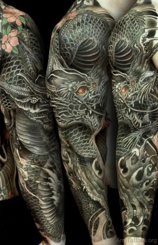 Amazing Dragon Tattoo