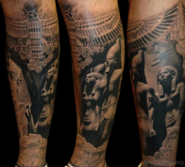Amazing Egyptian Tattoo On Arm