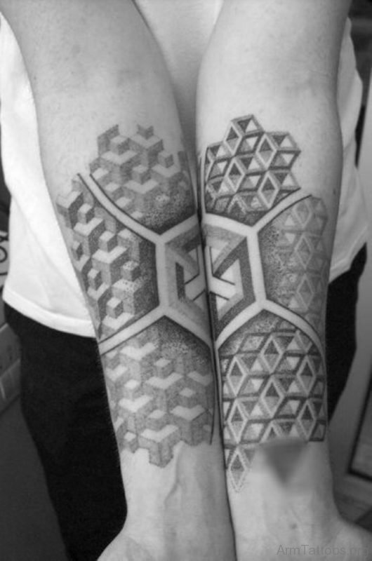 Amazing Geometric Tattoo