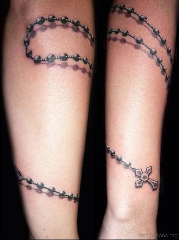 Amazing Rosary Tattoo