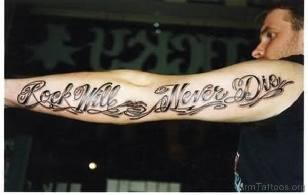 Amazing Wording Tattoo