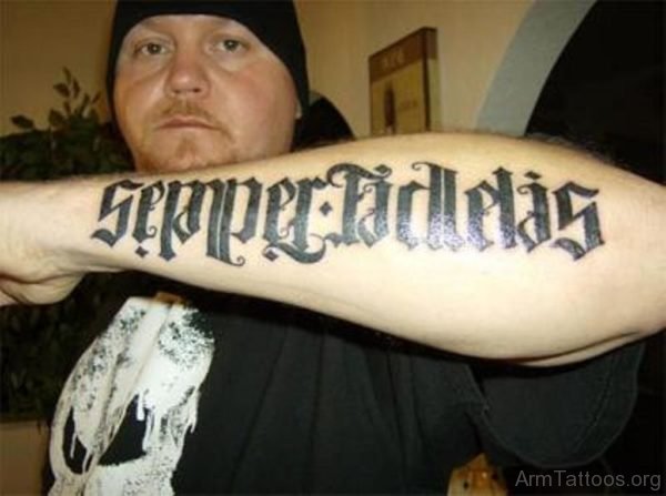 Ambigram Tattoo