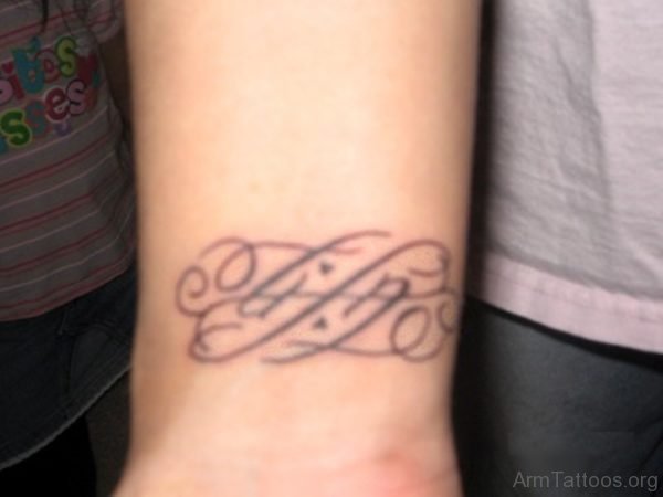 Ambigram Tattoo On Wrist Image