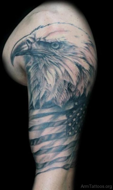 American Eagle Tattoo On Arm