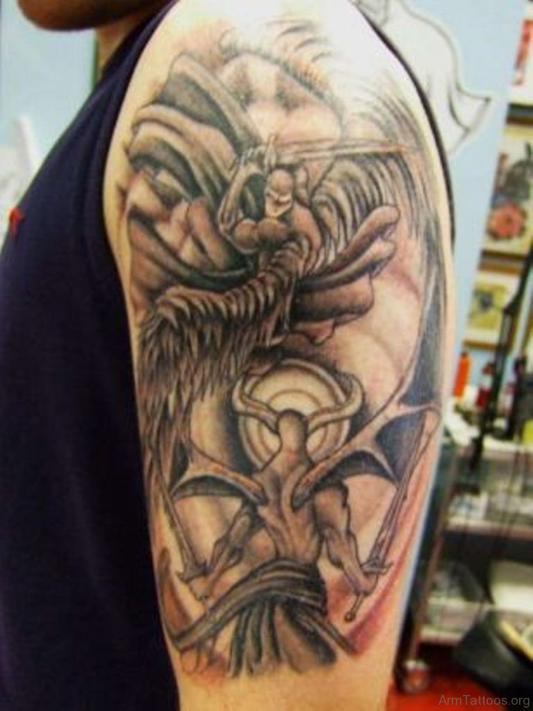 Angel Arm Tattoo