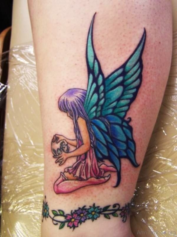 Angel Butterfly Tattoo