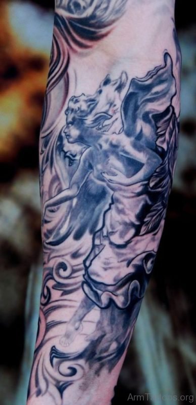 Angel Tattoo On Arm