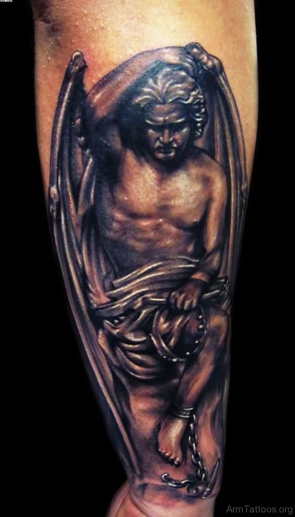 Angel Tattoo On Arm For Men
