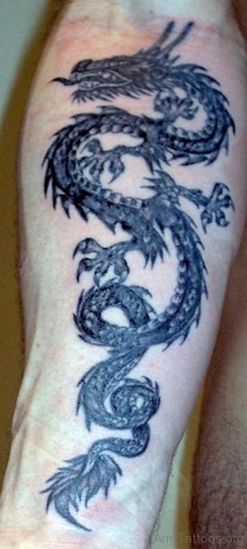 Angry Dragon Tattoo 