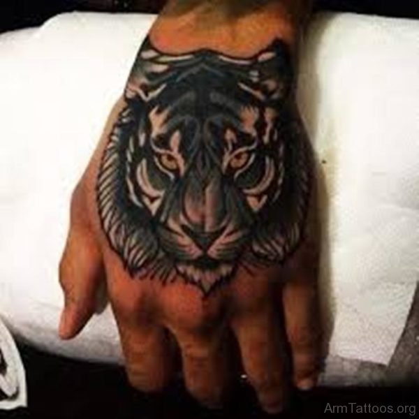 Angry Tiger Tattoo 