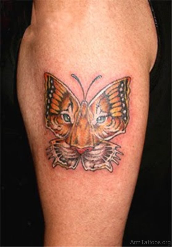 Arm Butterfly Tattoo Image