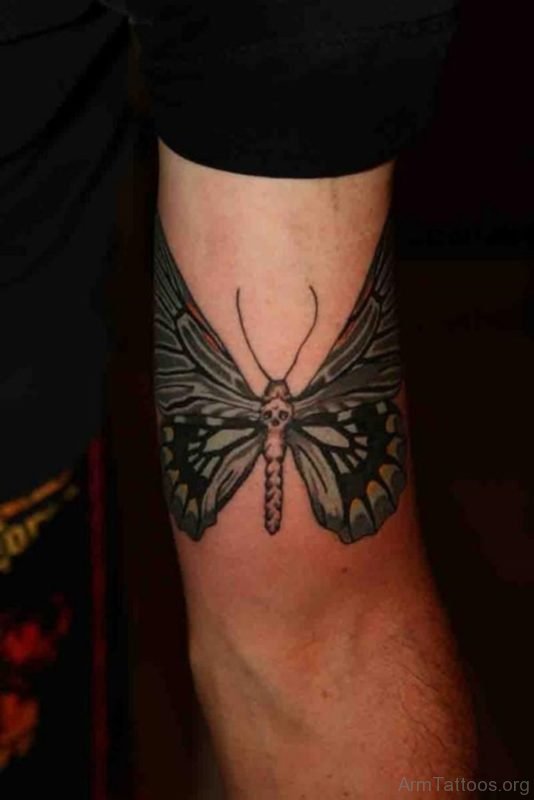 Arm Butterfly Tattoo for Men