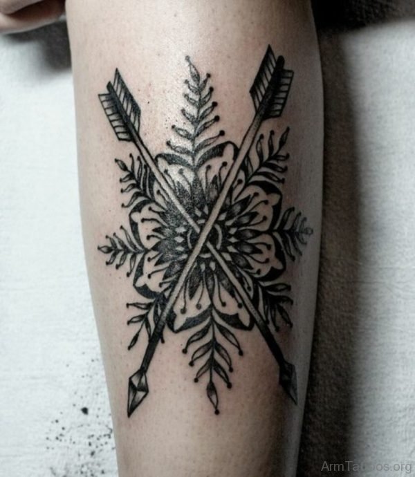 Arrow And Mandala Tattoo