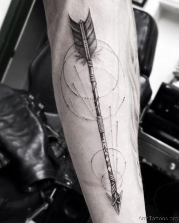 Arrow Geometric Tattoo