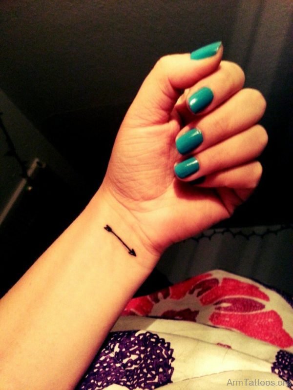 Arrow Tattoo On Wrist Image