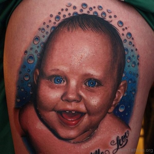 Artistic Portrait Tattoo 