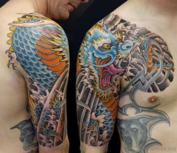 Asian Dragon Tattoo