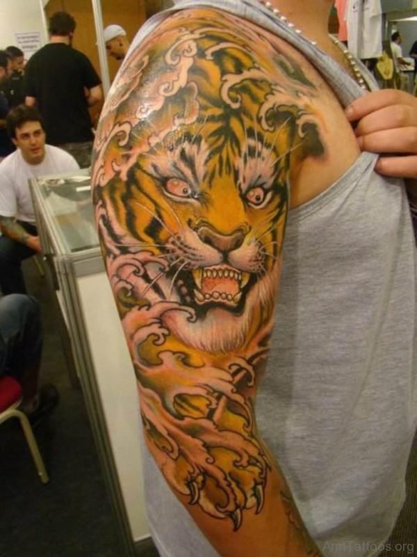 Asian Tiger Tattoo