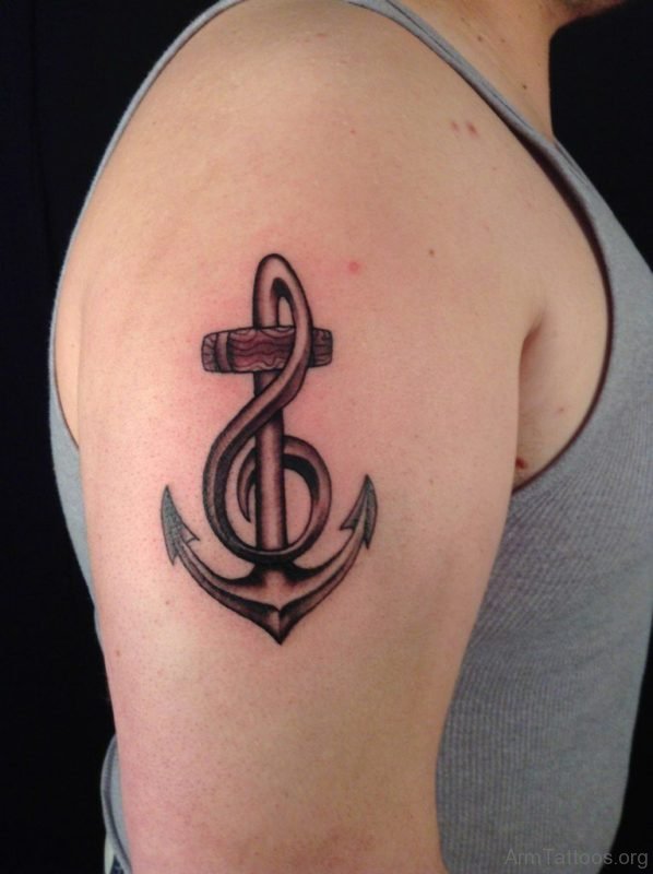 Attractive Anchor Tattoo 