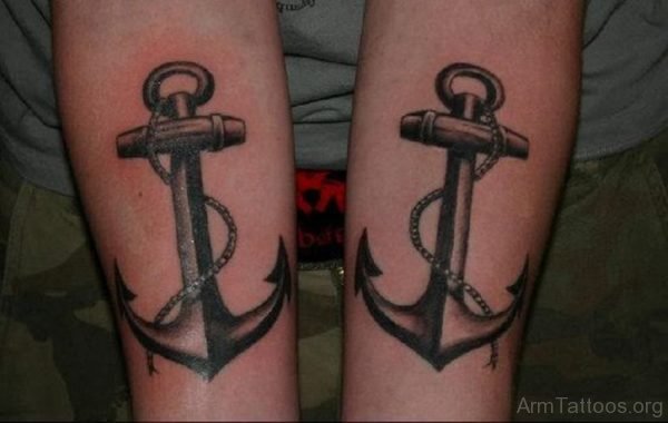 Attractive Anchor Tattoo