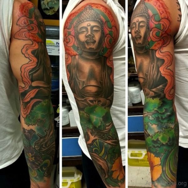 Attractive Buddha Tattoo