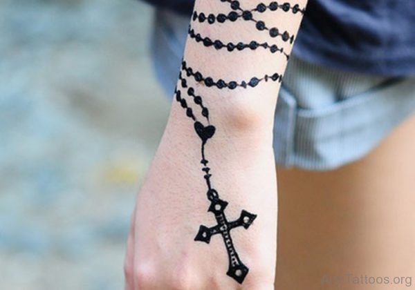 Attractive Cross Tattoo 