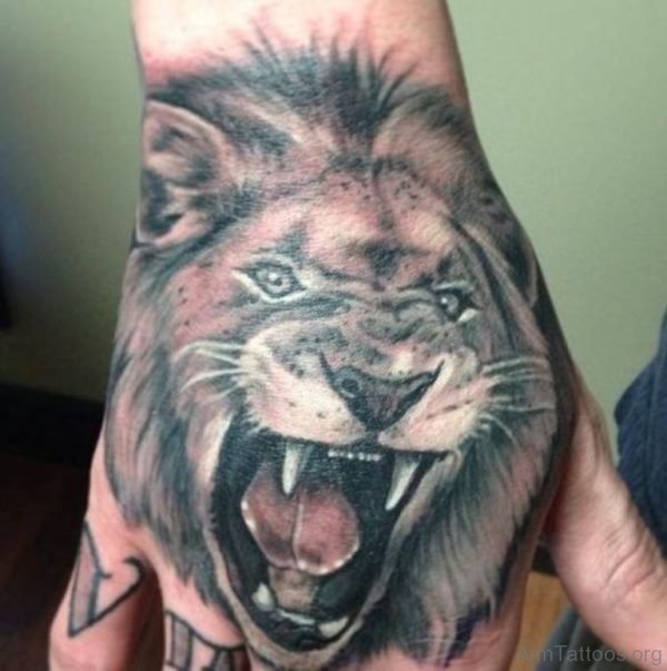 Attractive Lion Tattoo