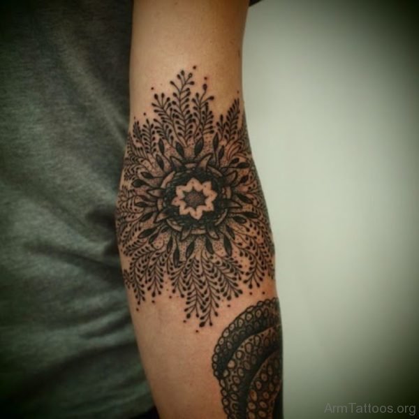 Attractive Mandala Tattoo Design For Arm