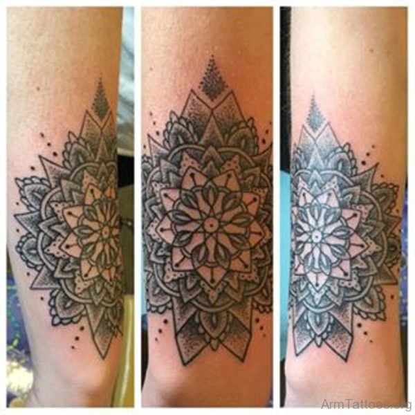 Attractive Mandala Tattoo Design 