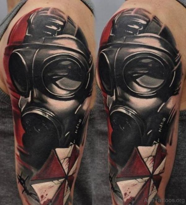 Attractive Mask Tattoo