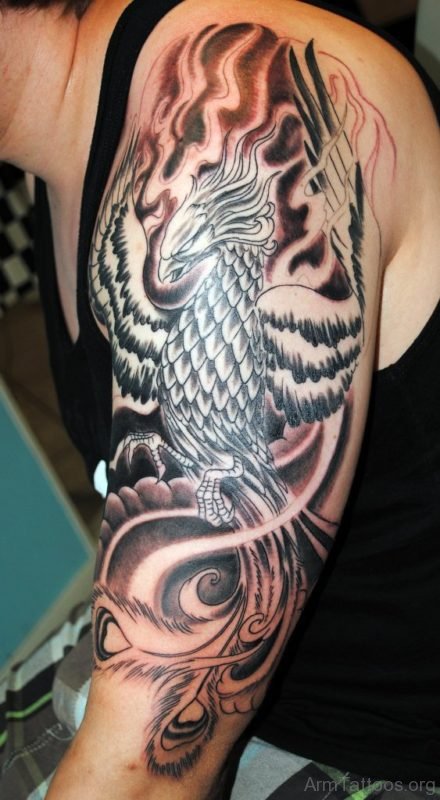 Attractive Phoenix Tattoo