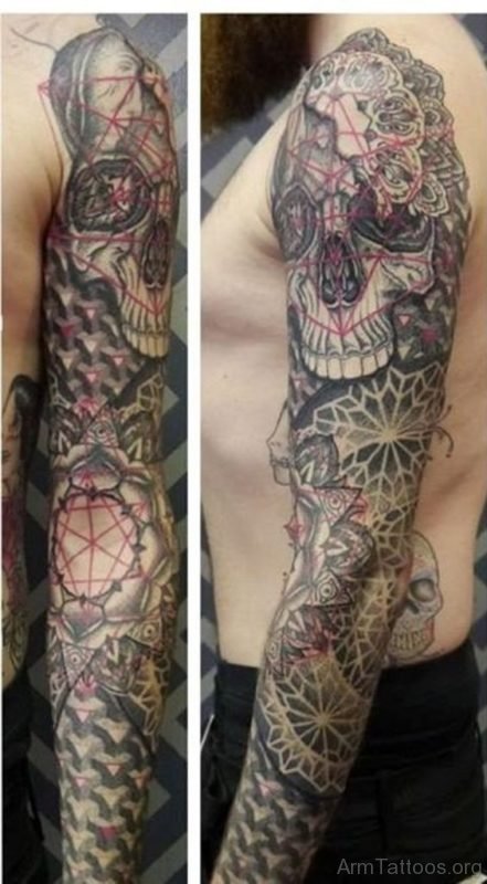 Attractive Skull Tattoo 