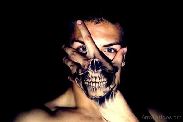 Attractive Skull Tattoo 