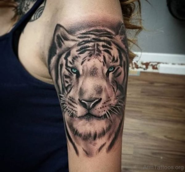 Attractive Tiger Tattoo