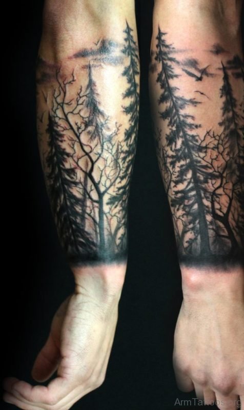 Attractive Tree Tattoo 