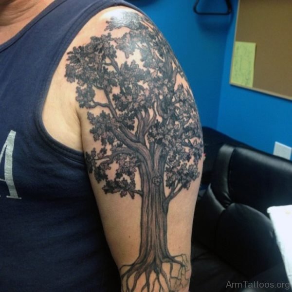 Attractive Tree Tattoo